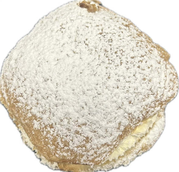 Fastelavnsbolle med svesker