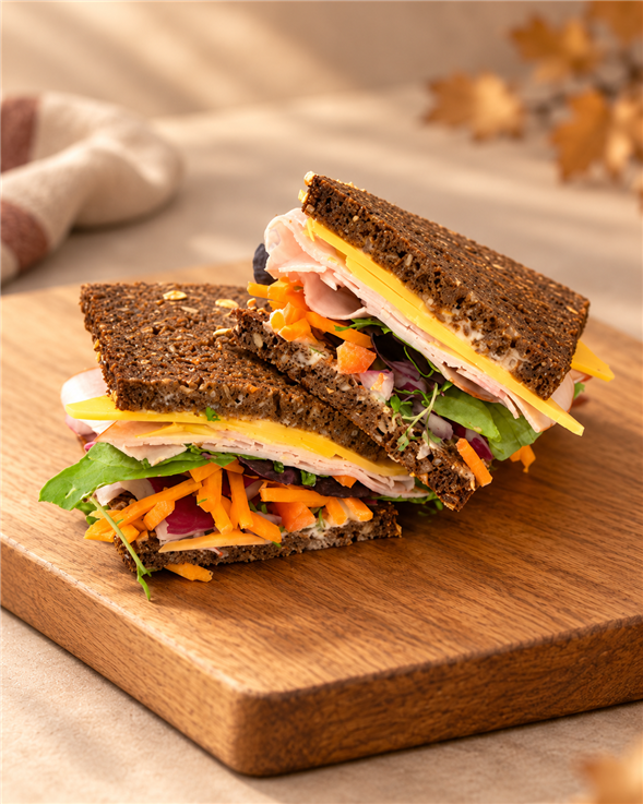 Rugbrødssandwich
