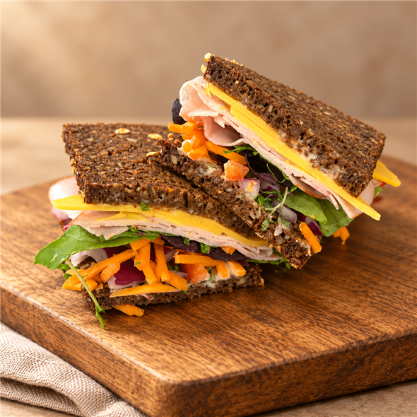 Rugbrødssandwich